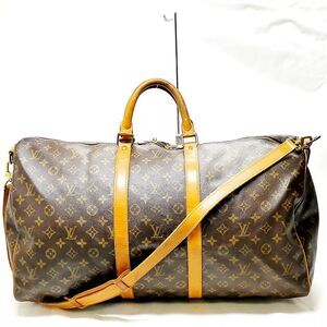Louis Vuitton Keepall 55 Bandouliere Duffell Travel Bag FC891